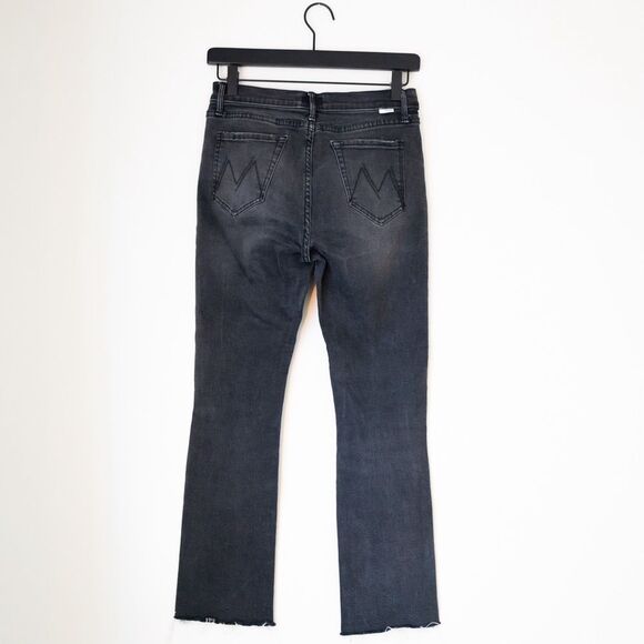 Mother Denim The Rascal Ankle Snippet Gray Jeans Stealing Shadows Size 26 - Picture 6 of 9